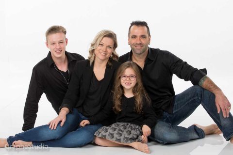 Photo de famille en studio Chambly